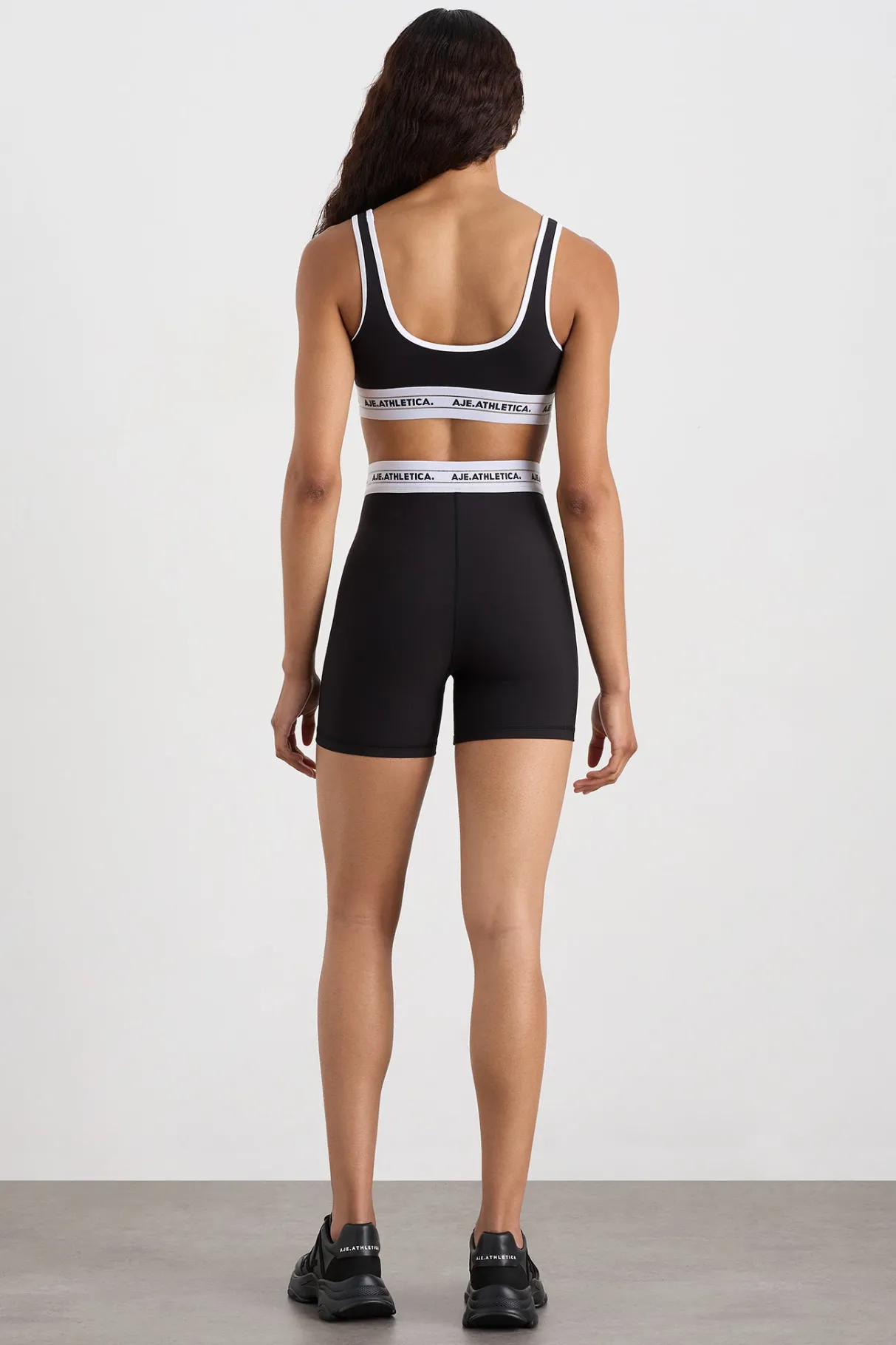 elasticated_sports_bra__5.webp Shop Aje ATHLETICA Elasticated Sports Bra 337 Black