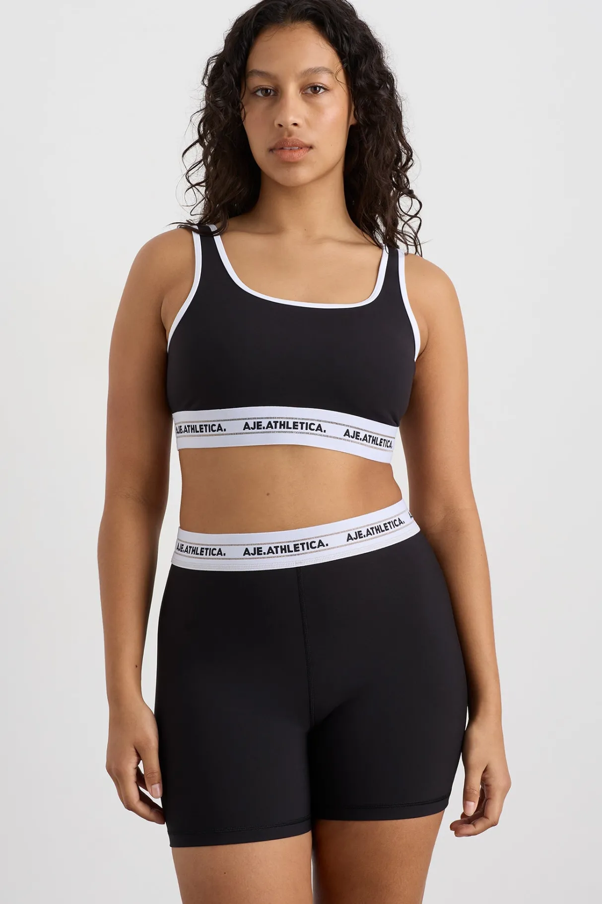 elasticated_sports_bra__6.webp Shop Aje ATHLETICA Elasticated Sports Bra 337 Black