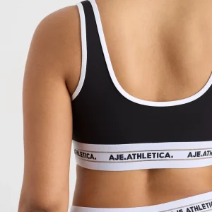 Shop Aje ATHLETICA Elasticated Sports Bra 337 Black