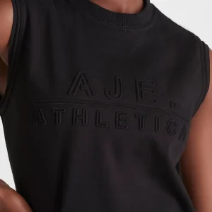 Cheap Aje ATHLETICA Embossed Classic Logo Tank 101 Black