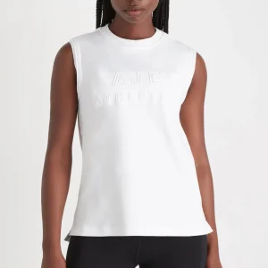 Sale Aje ATHLETICA Embossed Classic Logo Tank 101 White