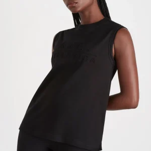 Cheap Aje ATHLETICA Embossed Classic Logo Tank 101 Black
