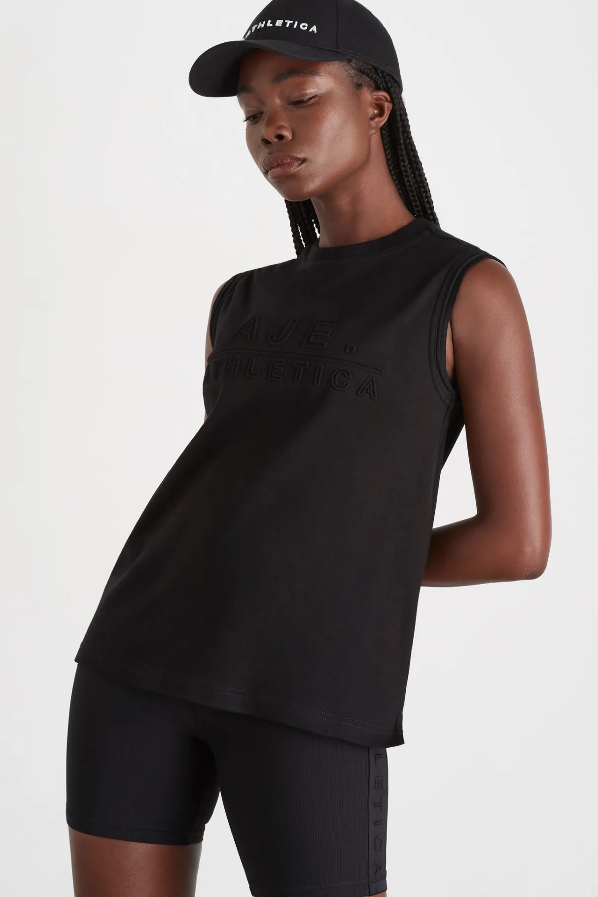 embossed_classic_logo_tank__4-1.webp Cheap Aje ATHLETICA Embossed Classic Logo Tank 101 Black