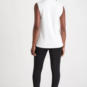 Sale Aje ATHLETICA Embossed Classic Logo Tank 101 White