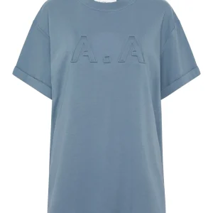 Discount Aje ATHLETICA Embossed Classic Logo T-Shirt 103 Storm Blue