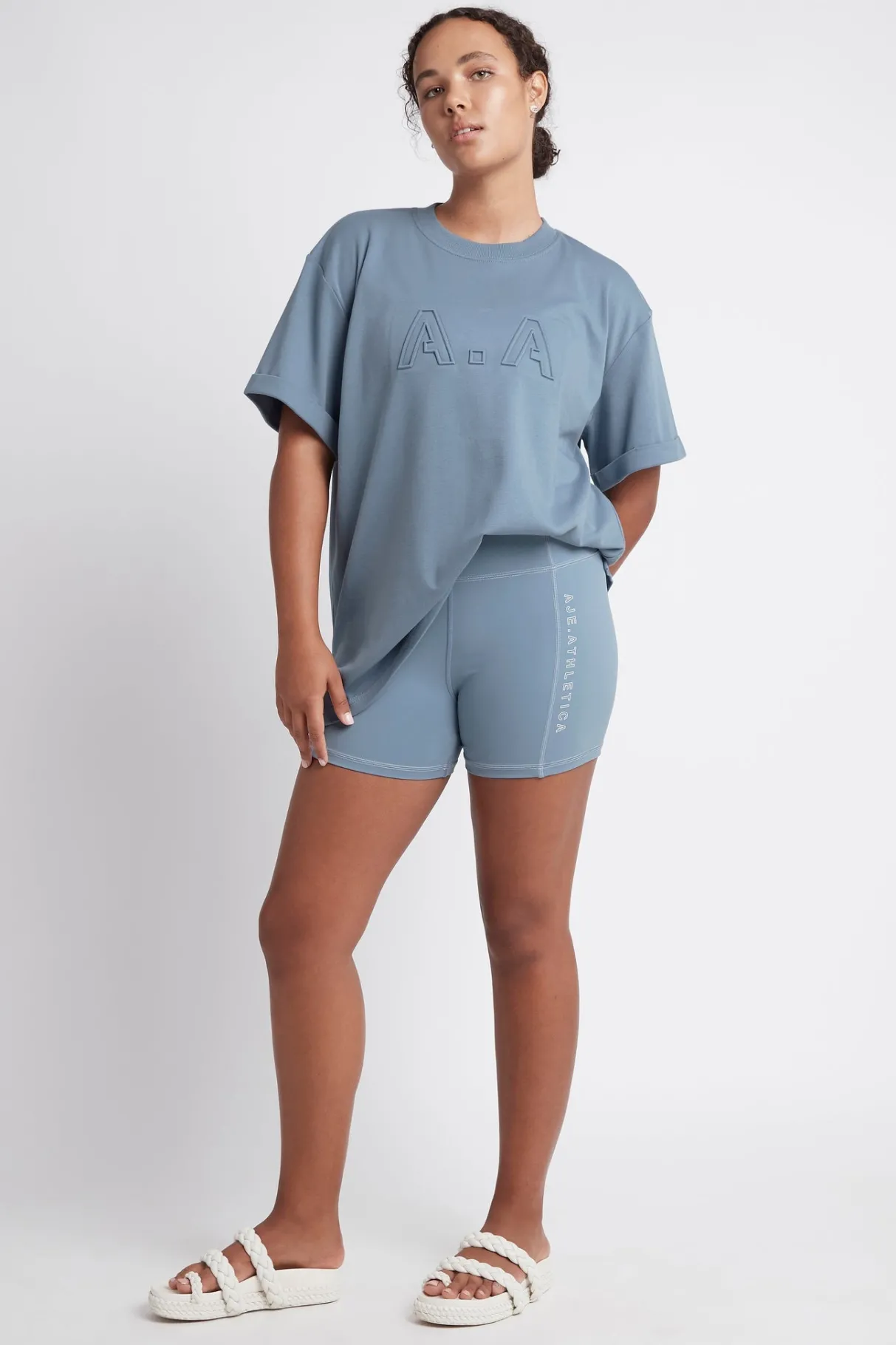 embossed_classic_logo_tshirt__10-1.webp Discount Aje ATHLETICA Embossed Classic Logo T-Shirt 103 Storm Blue