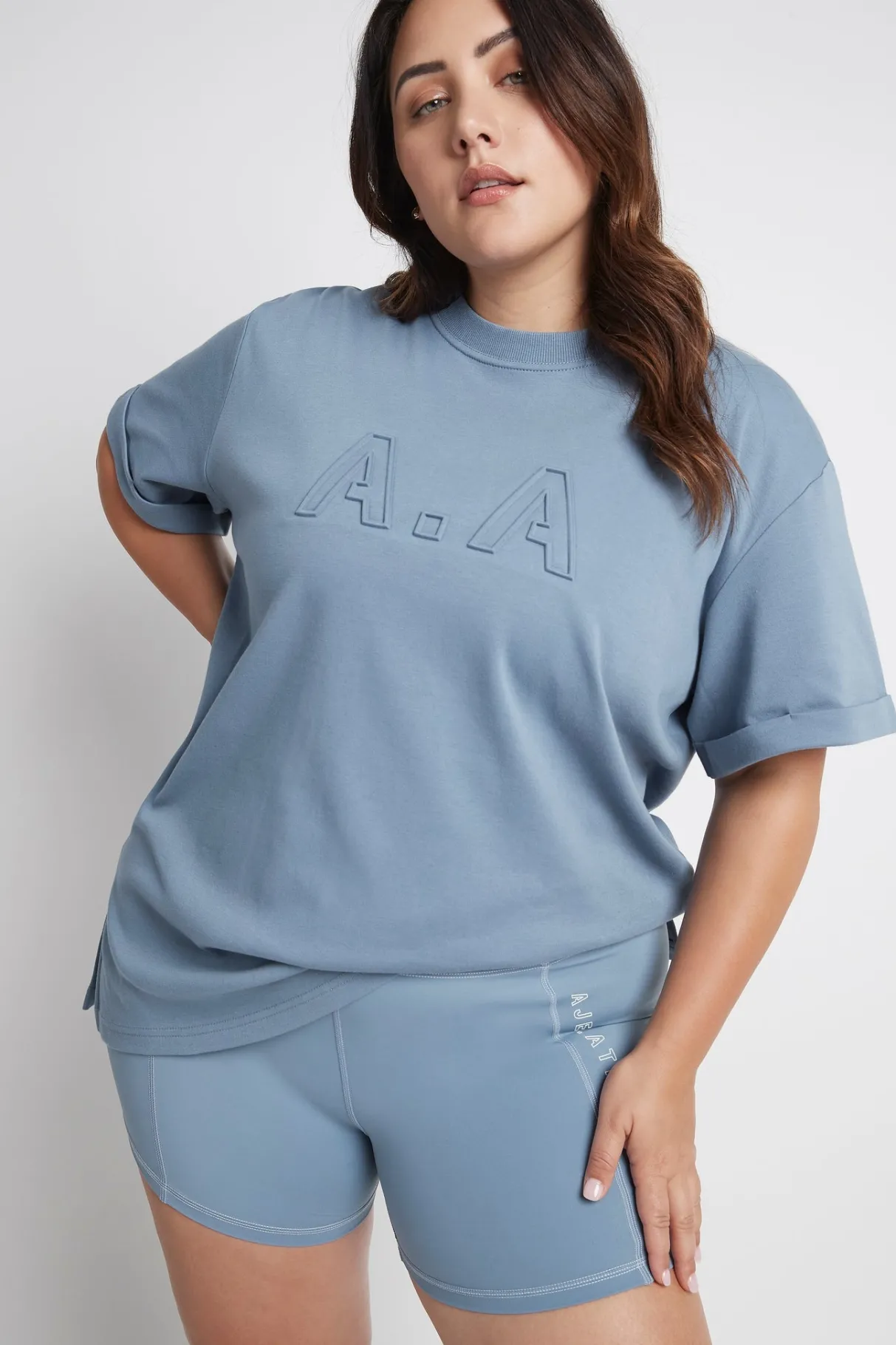 embossed_classic_logo_tshirt__11-1.webp Discount Aje ATHLETICA Embossed Classic Logo T-Shirt 103 Storm Blue