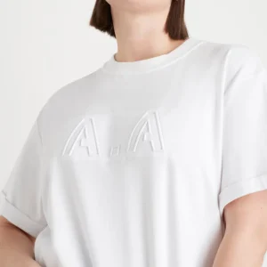 Online Aje ATHLETICA Embossed Classic Logo T-Shirt 103 White