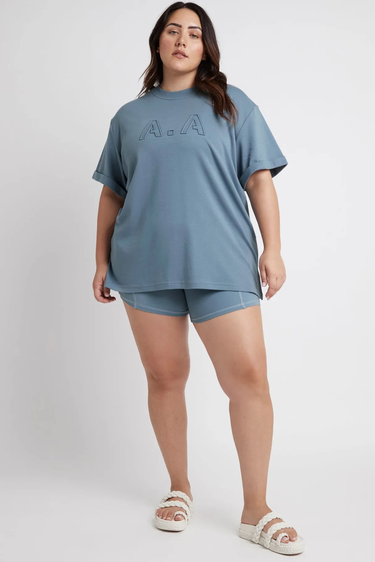 embossed_classic_logo_tshirt__15-1.webp Discount Aje ATHLETICA Embossed Classic Logo T-Shirt 103 Storm Blue
