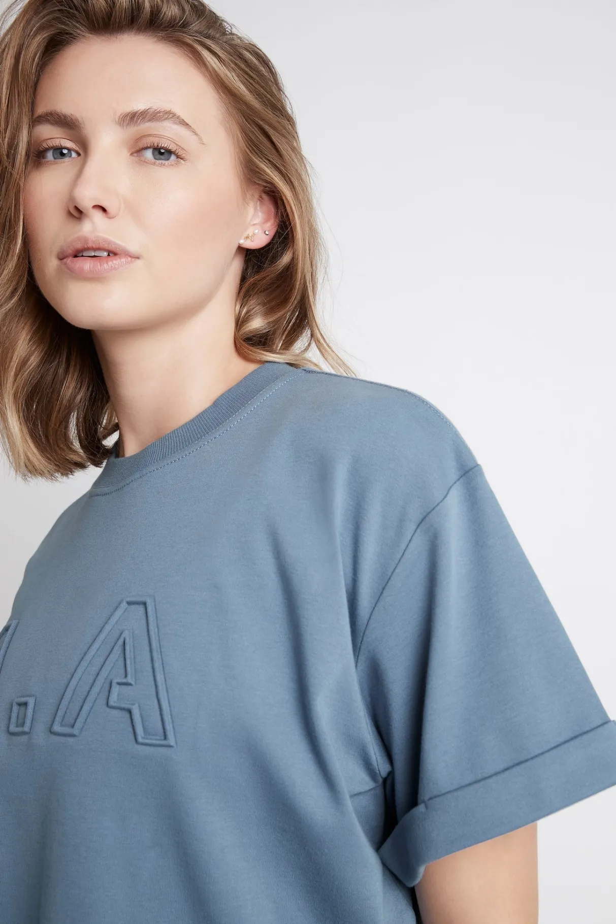 embossed_classic_logo_tshirt__3-1.webp Discount Aje ATHLETICA Embossed Classic Logo T-Shirt 103 Storm Blue