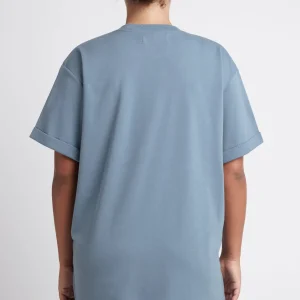 Discount Aje ATHLETICA Embossed Classic Logo T-Shirt 103 Storm Blue