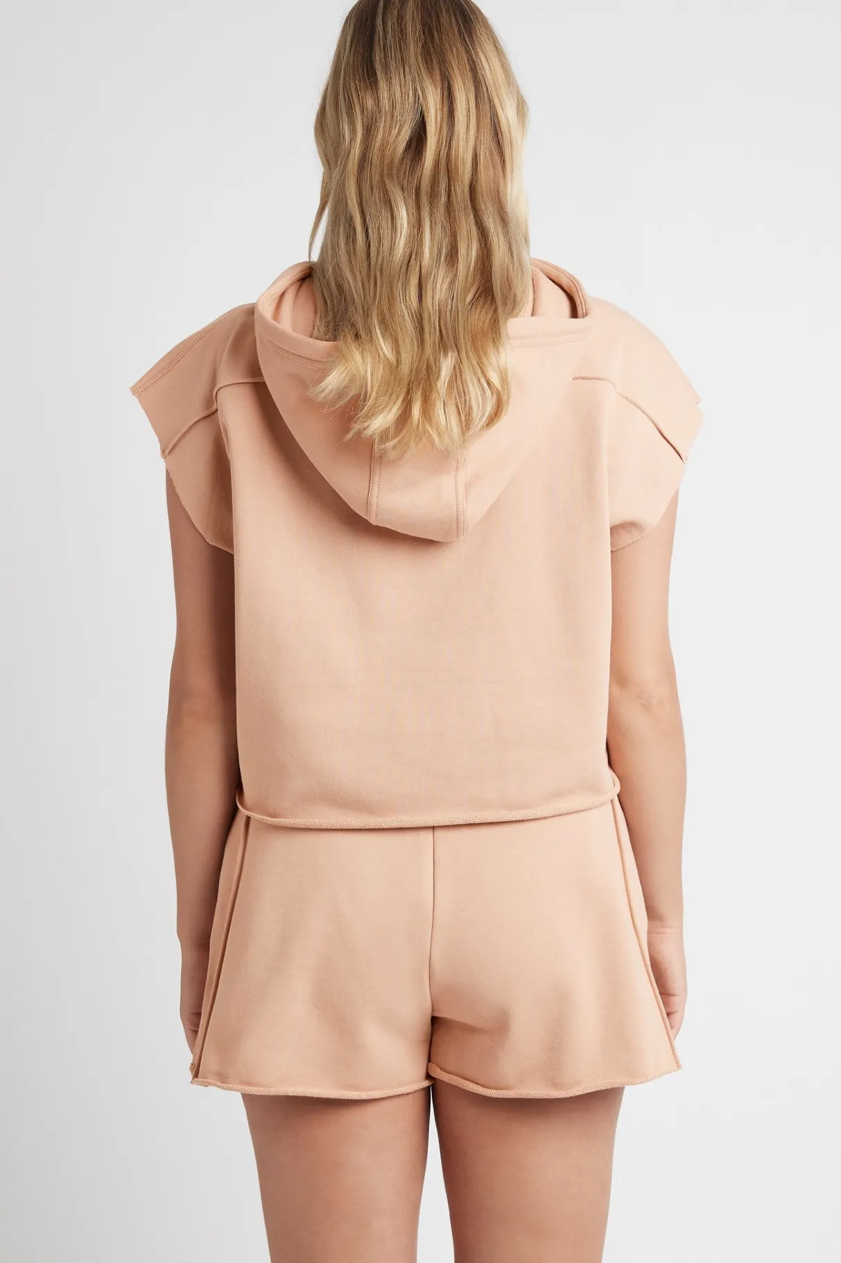 embossed_classic_short_sleeve_cropped_hoodie__9-1.webp Clearance Aje ATHLETICA Embossed Classic Short Sleeve Cropped Hoodie 402 Sand