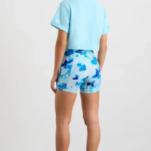 Sale Aje ATHLETICA Embossed Crop Tee 105 Ice Blue/White