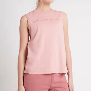 Discount Aje ATHLETICA Embossed Logo Tank 101 Rose Quartz/Rose Pink