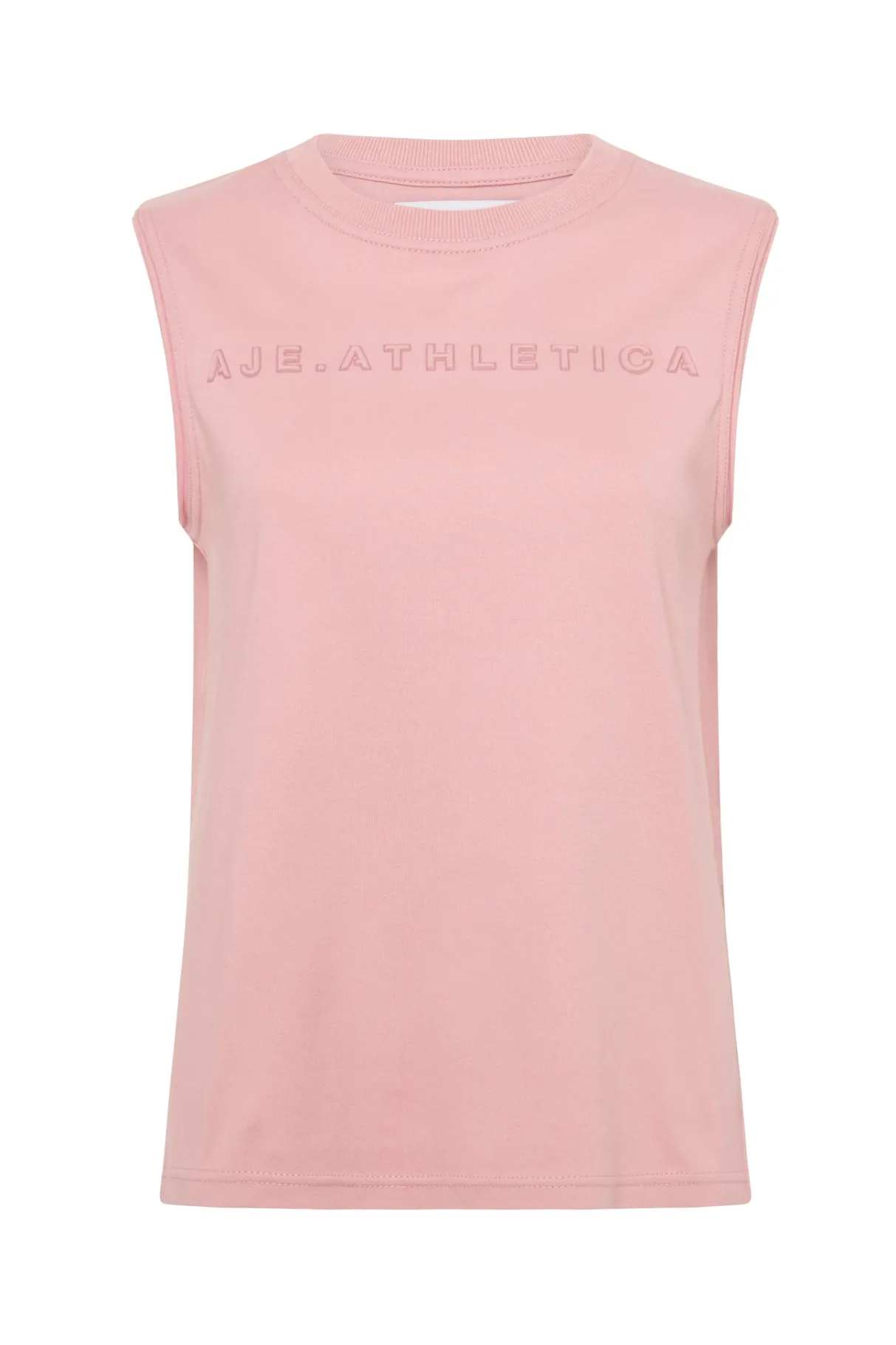 embossed_logo_tank__1.webp Discount Aje ATHLETICA Embossed Logo Tank 101 Rose Quartz/Rose Pink
