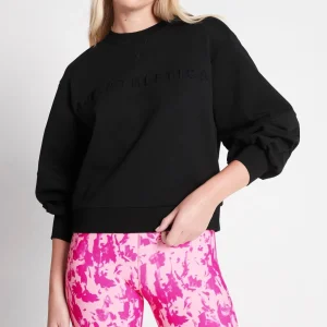 Best Sale Aje ATHLETICA Embossed Signature Logo Crew Jumper 414 Black
