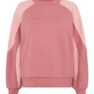 Best Aje ATHLETICA Embossed Signature Logo Crew Jumper 410 Rose Pink/Rose Quartz
