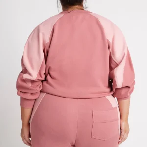 Best Aje ATHLETICA Embossed Signature Logo Crew Jumper 410 Rose Pink/Rose Quartz