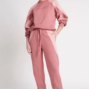 Best Aje ATHLETICA Embossed Signature Logo Crew Jumper 410 Rose Pink/Rose Quartz