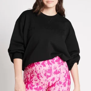 Best Sale Aje ATHLETICA Embossed Signature Logo Crew Jumper 414 Black