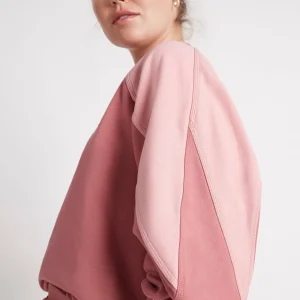 Best Aje ATHLETICA Embossed Signature Logo Crew Jumper 410 Rose Pink/Rose Quartz