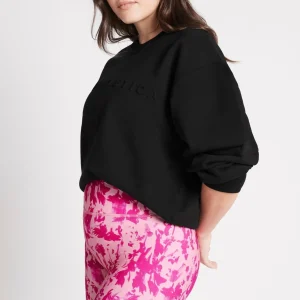 Best Sale Aje ATHLETICA Embossed Signature Logo Crew Jumper 414 Black