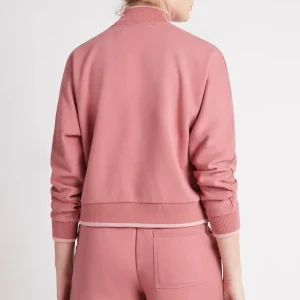 Best Sale Aje ATHLETICA Embossed Signature Logo Funnel Neck Jumper 412 Rose Pink/Rose Quartz