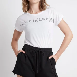 Fashion Aje ATHLETICA Embossed Signature Logo Training T-Shirt 110 White/Black