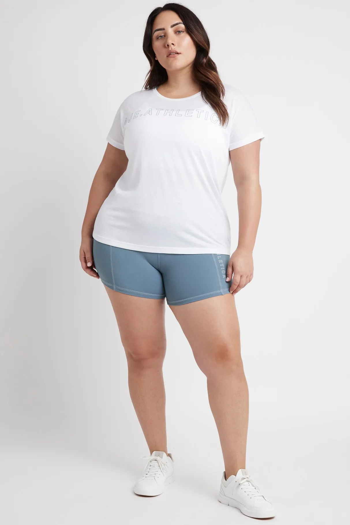 embossed_signature_logo_training_tshirt__14.webp Cheap Aje ATHLETICA Embossed Signature Logo Training T-Shirt 110 White/Storm Blue