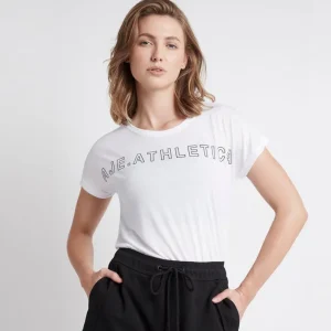 Fashion Aje ATHLETICA Embossed Signature Logo Training T-Shirt 110 White/Black