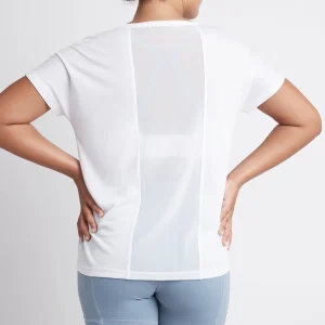 Cheap Aje ATHLETICA Embossed Signature Logo Training T-Shirt 110 White/Storm Blue