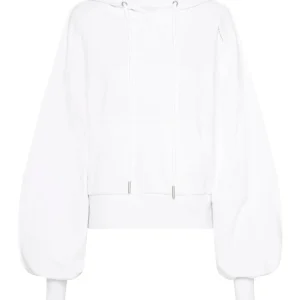 Discount Aje ATHLETICA Essential Cropped Hoodie 405 White