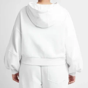 Discount Aje ATHLETICA Essential Cropped Hoodie 405 White