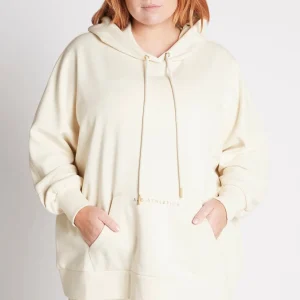 Cheap Aje ATHLETICA Essential Hoodie 411 Light Ivory/Gold