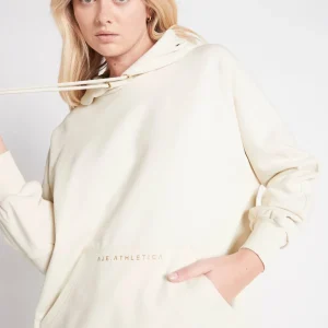 Cheap Aje ATHLETICA Essential Hoodie 411 Light Ivory/Gold