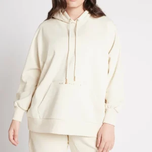 Cheap Aje ATHLETICA Essential Hoodie 411 Light Ivory/Gold