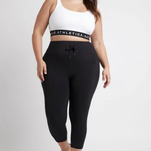 Hot Aje ATHLETICA Essential Logotape Sports Bra 307 White/Black