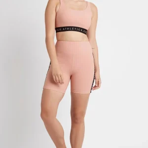 Fashion Aje ATHLETICA Essential Mid Length Bike Shorts 601 Sunset Pink