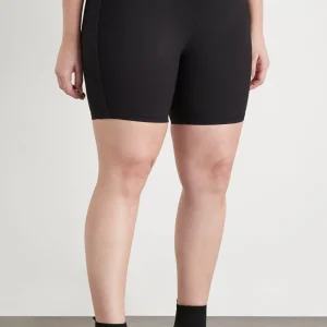 New Aje ATHLETICA Essential Mid Length Bike Shorts 601 Black
