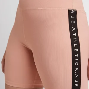 Fashion Aje ATHLETICA Essential Mid Length Bike Shorts 601 Sunset Pink