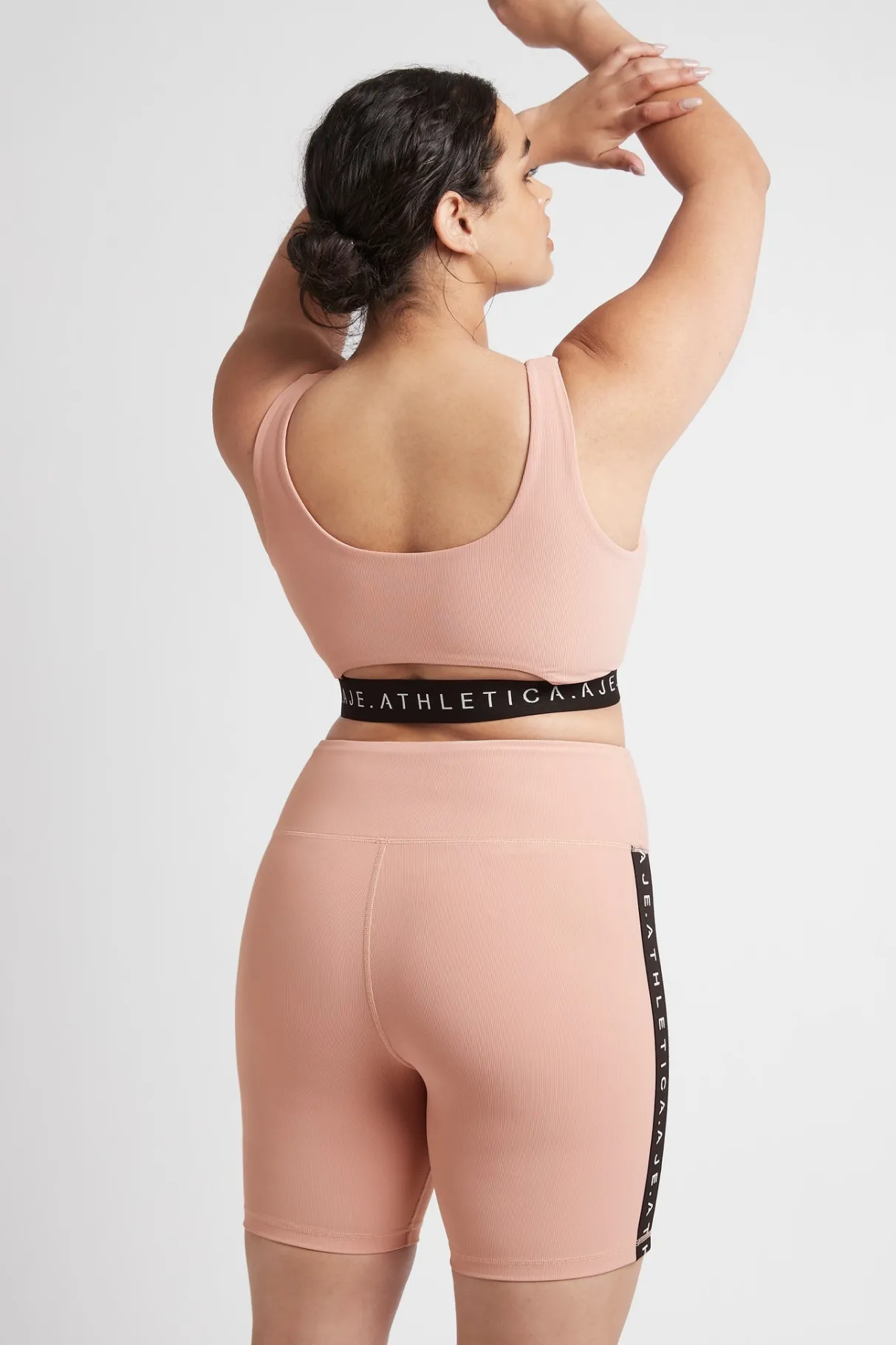 essential_mid_length_bike_shorts__14.webp Fashion Aje ATHLETICA Essential Mid Length Bike Shorts 601 Sunset Pink