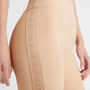 Best Sale Aje ATHLETICA Essential Mid Length Bike Shorts 601 Sand