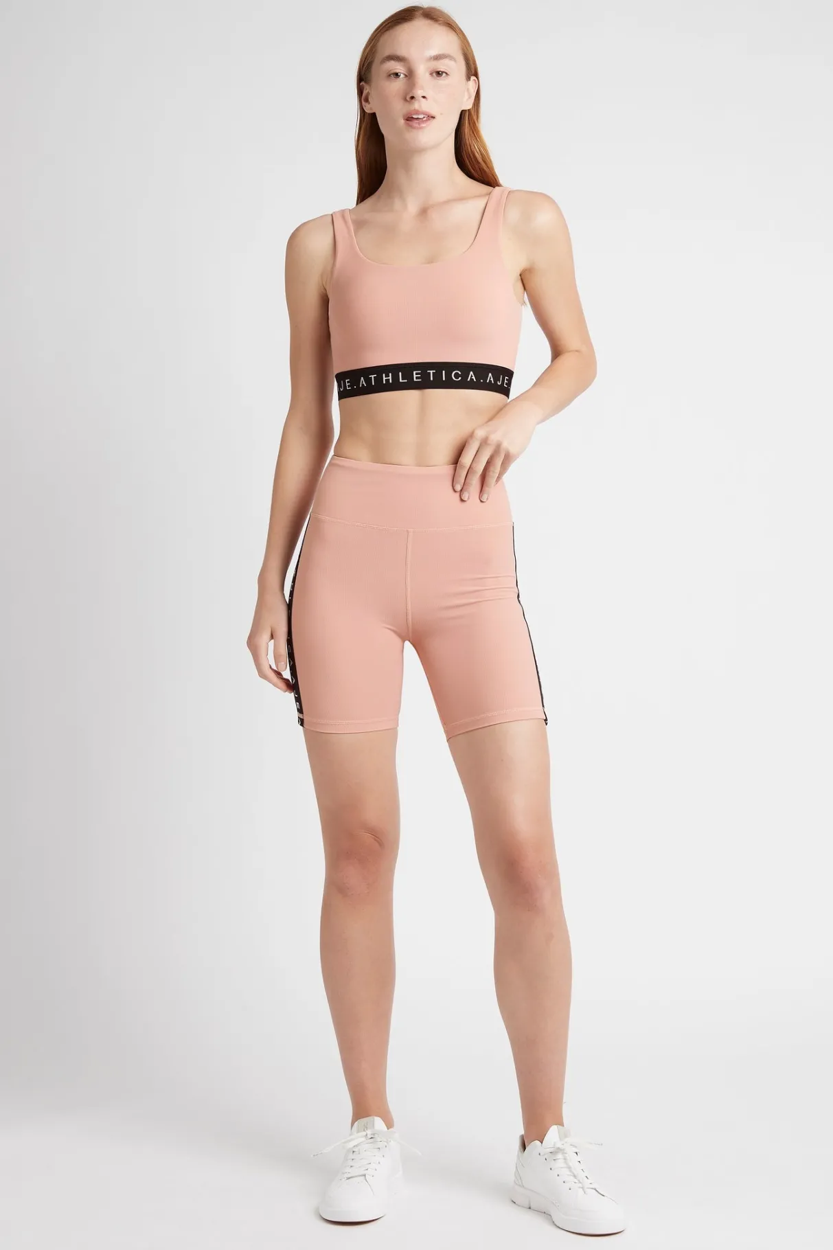 essential_mid_length_bike_shorts__5.webp Fashion Aje ATHLETICA Essential Mid Length Bike Shorts 601 Sunset Pink