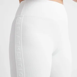 Best Sale Aje ATHLETICA Essential Mid Length Bike Shorts 601 White