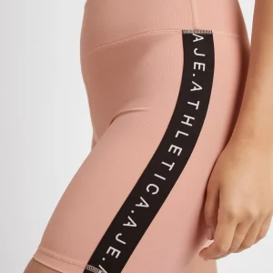 Fashion Aje ATHLETICA Essential Mid Length Bike Shorts 601 Sunset Pink