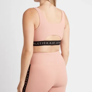 Fashion Aje ATHLETICA Essential Mid Length Bike Shorts 601 Sunset Pink