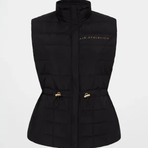 Sale Aje ATHLETICA Essential Puffer Vest 721 Black