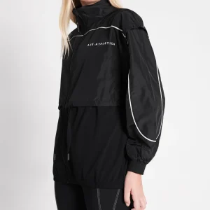 Sale Aje ATHLETICA Essential Windbreaker Jacket 718 Black/Light Ivory