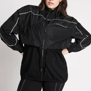 Sale Aje ATHLETICA Essential Windbreaker Jacket 718 Black/Light Ivory