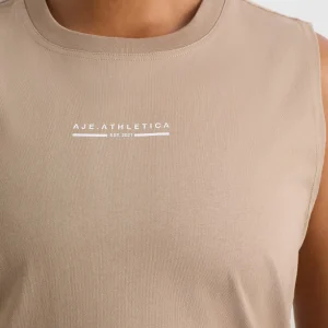 Flash Sale Aje ATHLETICA Established Logo Long Tank 155 Dune